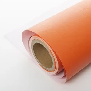 Rolo de plástico laranja para capa de arquivos de arco de alavanca