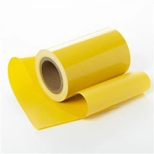 Rolo PP Amarelo biodegradável para placa adesiva