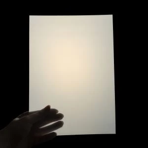 Folha difusora para iluminação led