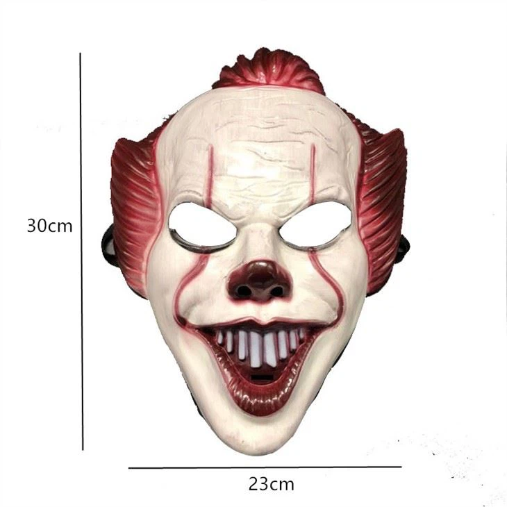 Máscara de cosplay assustador do Coringa de terror